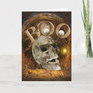 Carte Skull Halloween