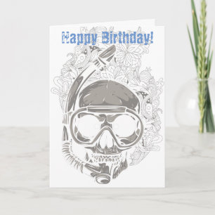Carte Skull Snorkeling