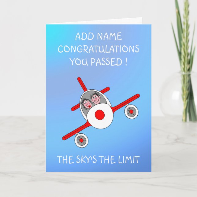 Carte Sky est la limite (Devant)