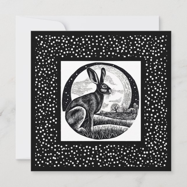Carte Sky Hare & Moon Night (Devant)