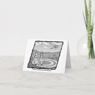 Carte skydiver amusante
