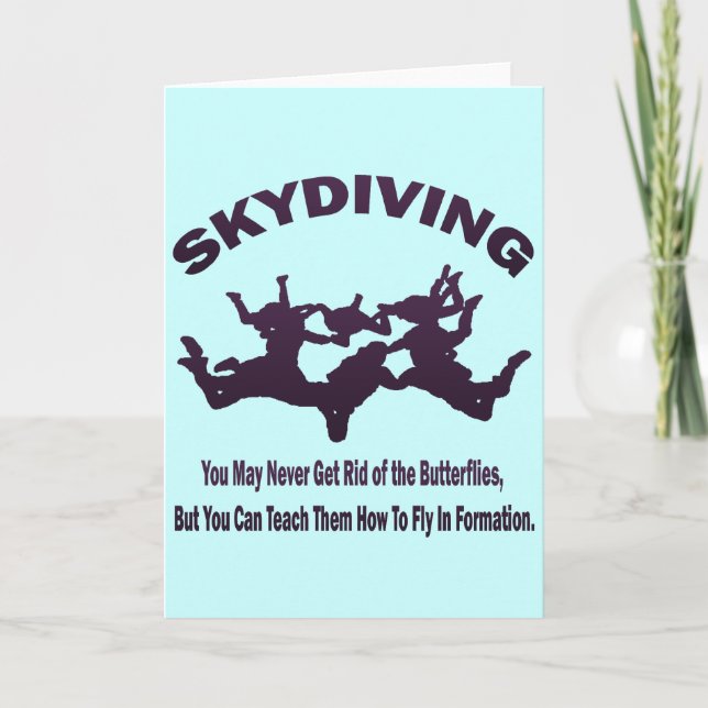 CARTE SKYDIVING (Devant)