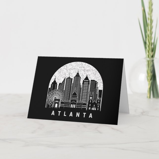 Carte Skyline Atlanta Georgia (Devant)