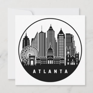 Carte Skyline Atlanta Georgia