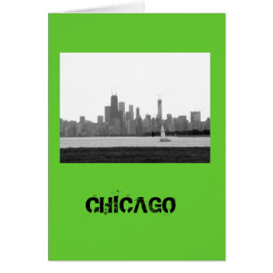 Carte Skyline Chicago