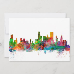 Carte Skyline de l'Illinois