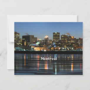 Carte Skyline de Montréal