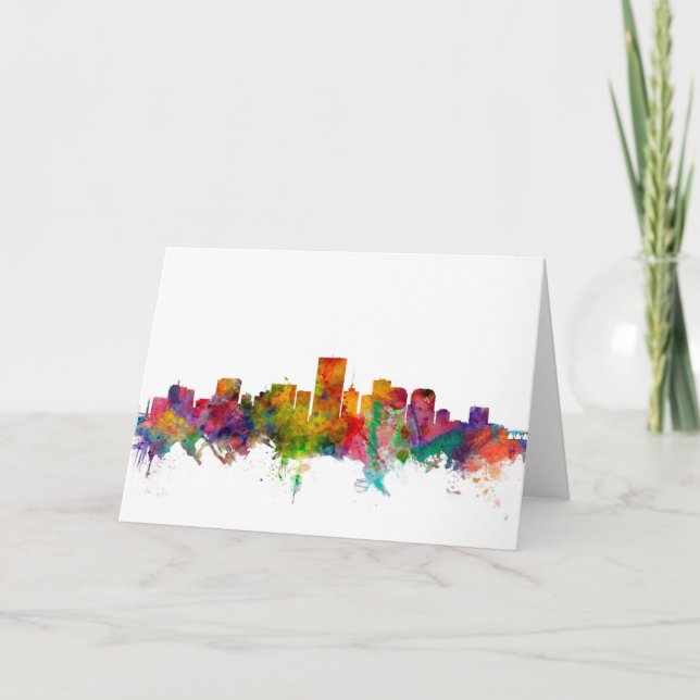 Carte Skyline de Richmond (Devant)