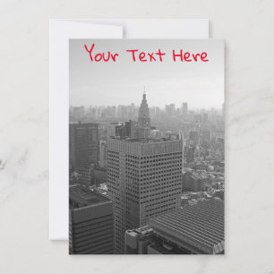 Carte Skyline Tokyo personnalisable