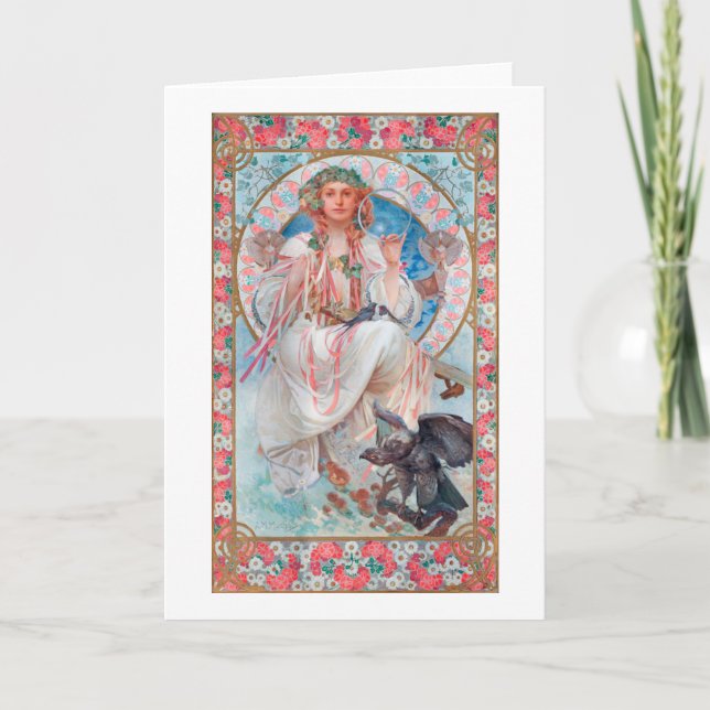 Carte Slavia, Mucha (Devant)