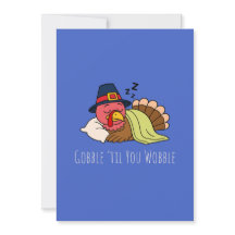 Sleeping Turkey Thanksgiving