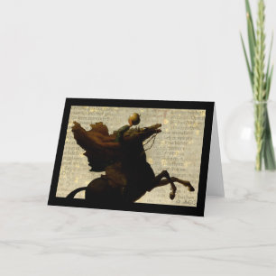 Carte Sleepy Hollow Horseman sans tête / Citrouille