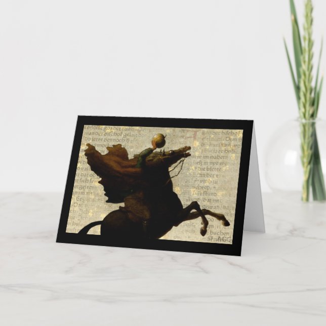 Carte Sleepy Hollow Horseman sans tête / Citrouille (Devant)