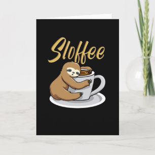 Carte Sloffee Funny Sloth Coffee Mug