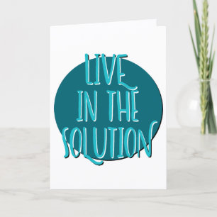 Carte Slogan de récupération de l'anniversaire de la sol
