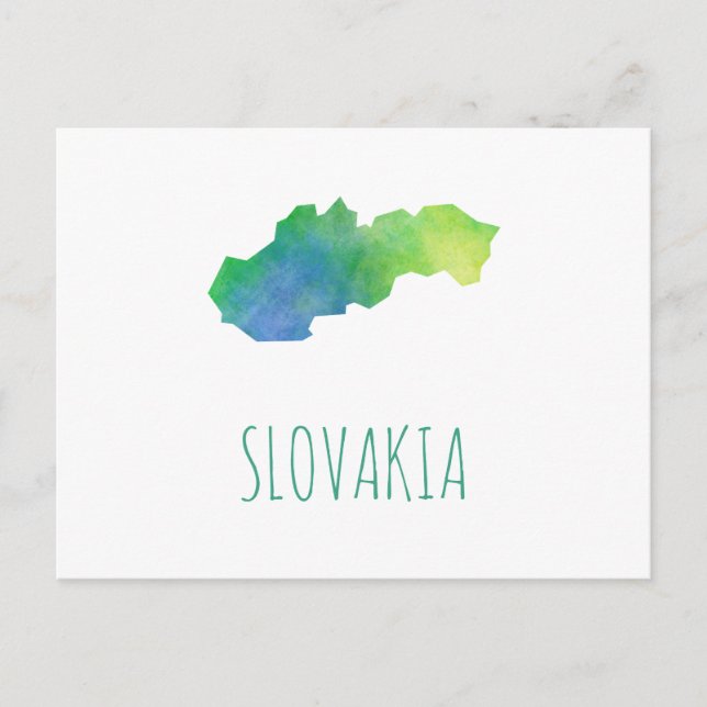 Carte Slovaquie (Devant)