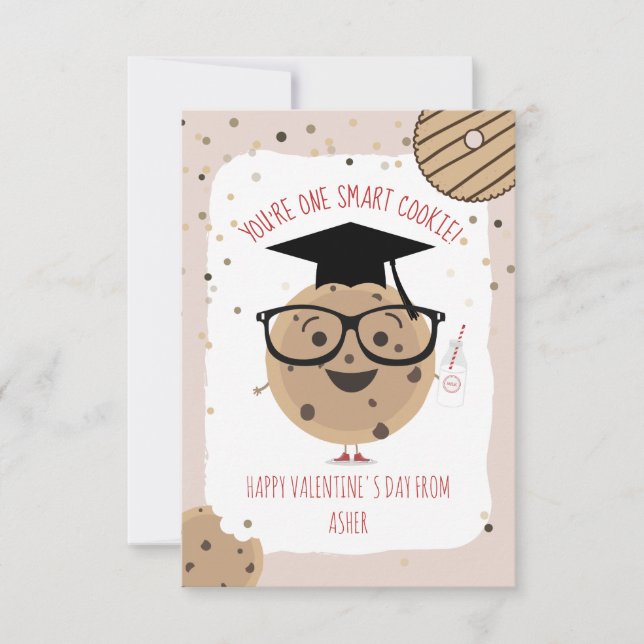 Carte Smart Cookie Classroom Photo Valentine (Devant)