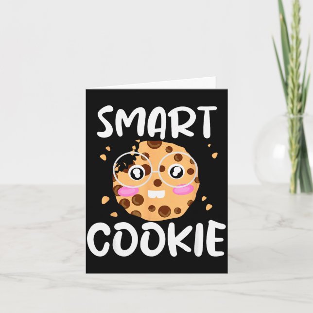 Carte Smart Cookie - Funny Idiom Joke Tee  (Devant)