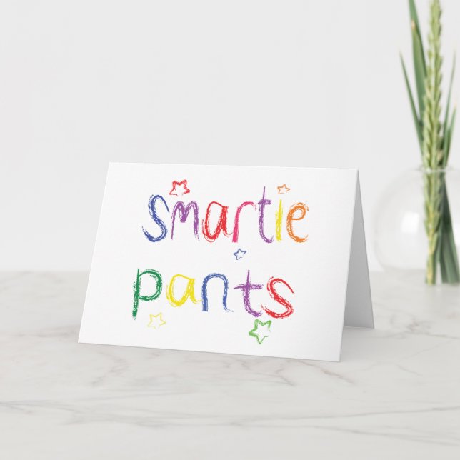Carte Smartie Pants félicitations pour le plaisir (Devant)