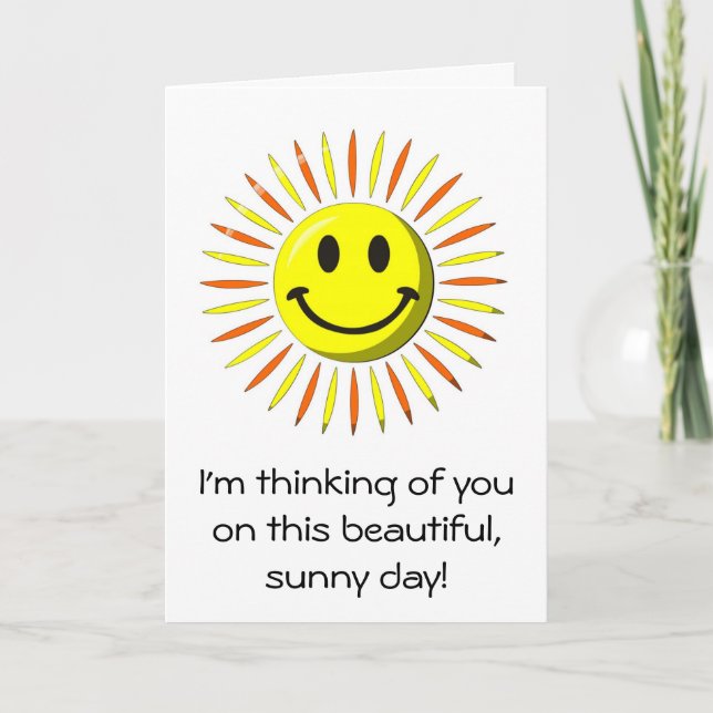 Carte Smile Joyeux - Visage (Devant)