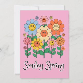 Carte Smiley Spring