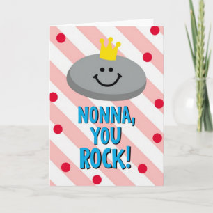 Carte Smiling Stone Nonna Rocks