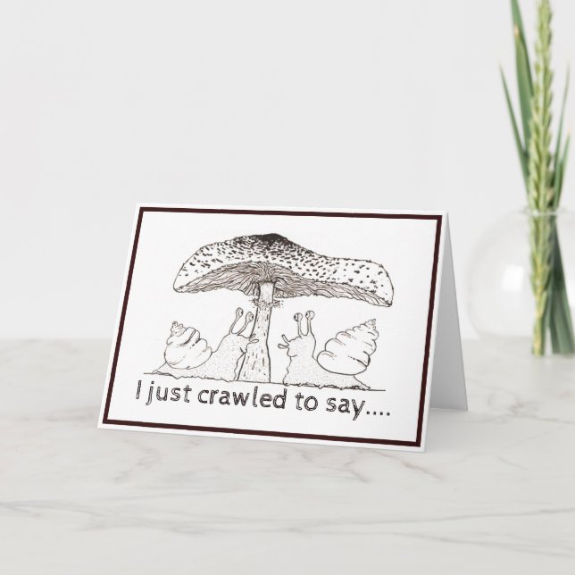 Carte Snail Valentine (Devant)