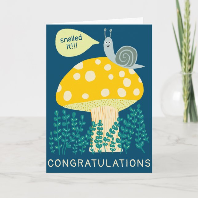 Carte SNAIN IT Magique Champignons CUSTOM Félicats (Devant)