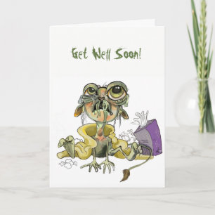 Carte Snot Goblin Get Well Card