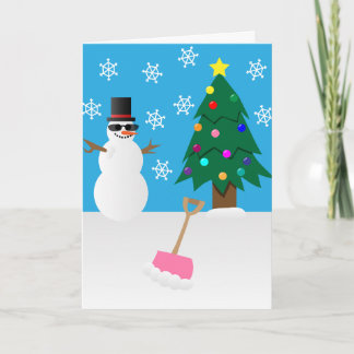 Carte Snow Flurry! Be Happy!