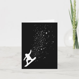 Carte Snowboard Freestyle Snowboard Cadeau