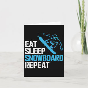 Carte Snowboard Lover Humour Design Amusant Snowboarder