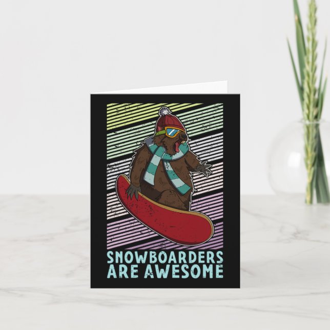 Carte Snowboard Ski Snowboard Activité compétitive (Devant)