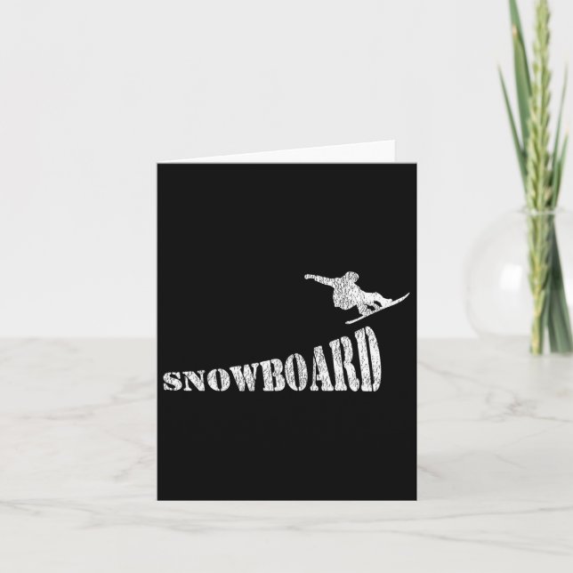 Carte Snowboard Snowboard (Devant)