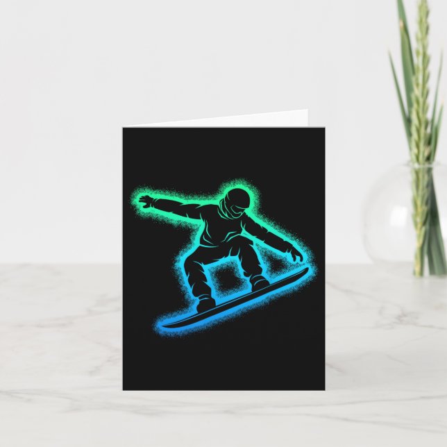 Carte Snowboard Snowboard Boys Kids Mens (Devant)