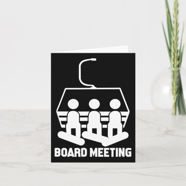 Carte Snowboard Snowboard Funny Snowboard (Devant)