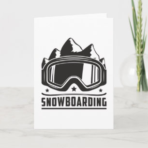 Carte Snowboard Snowboard Snowboard Snowboard Idée cadea