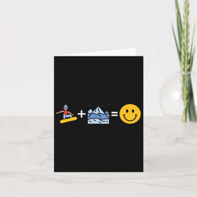 Carte Snowboard - Sports d'hiver Snowboard Snowboard (Devant)