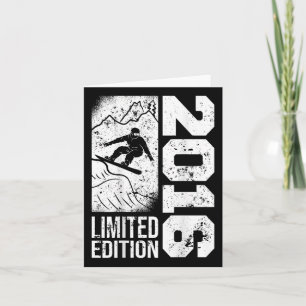 Carte Snowboarder Vintage 2016 Anniversaire Snowboard Sn