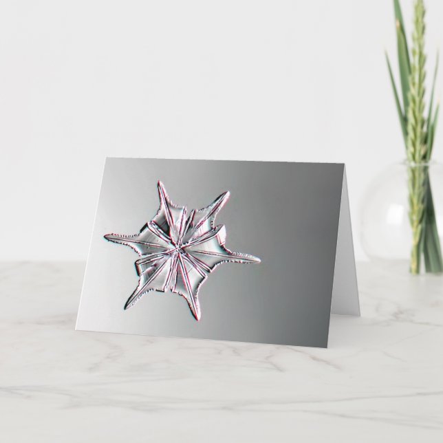 Carte Snowcatcher Snowflake Greeting Card (Devant)