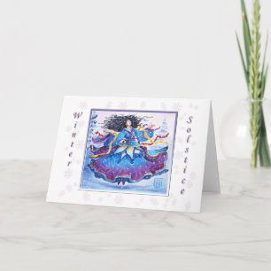 Carte Snowfall du solstice d'hiver