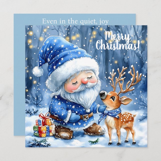 Carte Snowflakes & Kindness (Devant / Derrière)