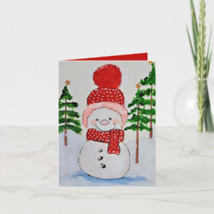 Carte Snowman Christmas