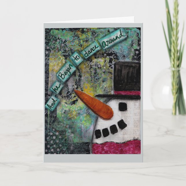 Carte Snowman - Enchantant (Devant)