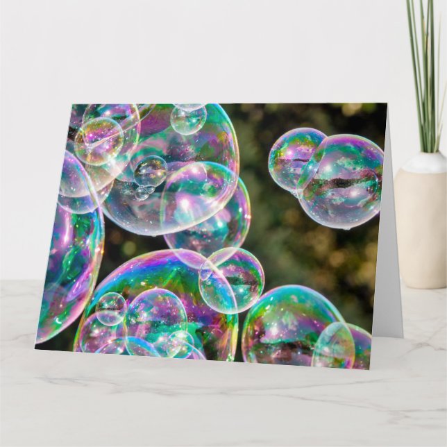 Carte Soap bubbles (Devant)