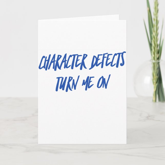 Carte Sobre de récupération de défauts de caractère bu (Devant)