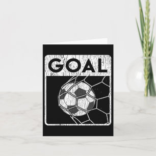 Carte Soccer Ball Goal Drôle Joueur Sport Jeu Garçons Gi