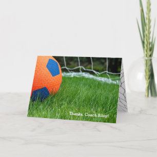 Carte Soccer Coach thank you