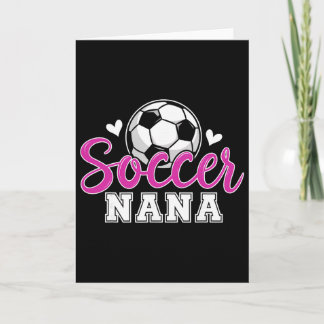 Carte Soccer Nana Grandma Women Mother's Day Nana Soccer