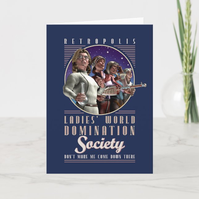 Carte Société de domination du monde des dames (Devant)